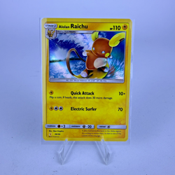 POKEMON TCG ALOLAN RAICHU 30/30 HOLO RARE - Image 1