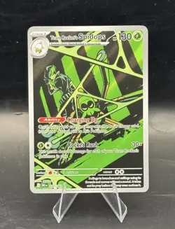 Pokemon TCG Team Rocket's Spidops 187/182 Sv10: Destined Rivals Holo IR NM/M - Image 1