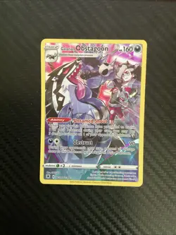 Galarian Obstagoon SWSH10: Astral Radiance Trainer Gallery TG10/TG30 NM - Image 1