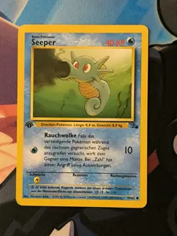 Pokemon Karte • Seeper 49/62 • 1st Edition • Fossil Set • Vintage Pokemon - Image 1