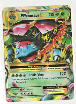 Pokemon XY Evolutions M Venusaur EX 2/108 Ultra Rare 4 Black Star Full Holo - Image 1