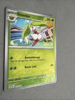 Pokemon TCG * SV Obsidian Flames * 17/197 Steenee REVERSE HOLO Common * FRESH PK - Image 2