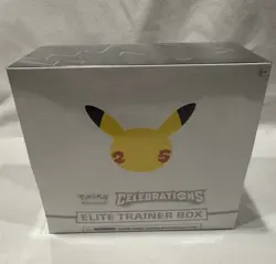 Pokemon Celebrations Elite Trainer Box ETB 25th Anniversary New Factory Sealed 820650809439 - Image 1