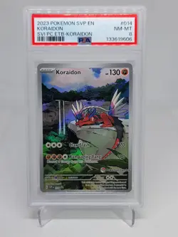 2023 Pokemon Koraidon Scarlet & Violet Poke Center ETB Promo SVP #014 PSA 8 - Image 1
