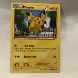 Pokemon TCG Pikachu Build-A-Bear Workshop Promo 20/108 Promo Promo - Image 1