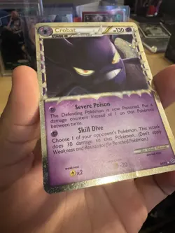 2010 POKEMON UNLEASHED CROBAT PRIME #84 ULTRA RARE HOLO NM - Image 3