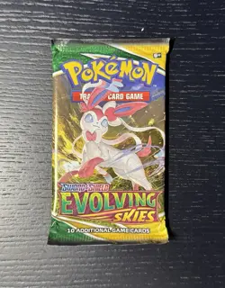 Pokemon TCG Evolving Skies Silver Tempest Obsidian Flames Booster Packs Lot of 5 - Image 3