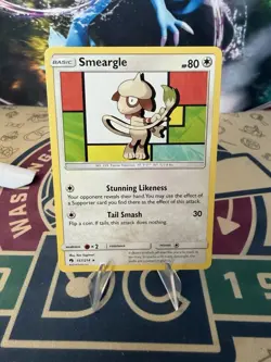 Pokemon TCG Lost Thunder Smeargle Non Holo Rare 157/214 - Image 1