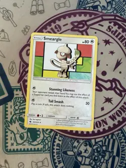 Pokemon TCG Lost Thunder Smeargle Non Holo Rare 157/214 - Image 3
