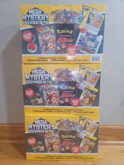 NEW! POKEMON 2025 HOLIDAY MEGA MYSTERY POWER BOX MEIJER - Image 2