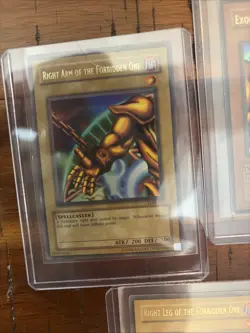 Yu-Gi-Oh 2002 Exodia Complete Set Lob 120-124 Ultra Rare MP-LP Condition - Image 4