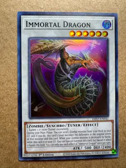 Immortal Dragon DIFO-EN041 Dimension Force 1st Edition Yugioh - Image 1