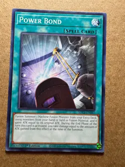 Power Bond SDCS-EN047 Structure Deck: Cyber Strike-1st Edition 1st Ed Yugioh - Image 1