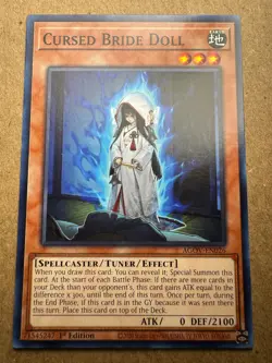 AGOV-EN026 Cursed Bride Doll Yugioh - Image 1