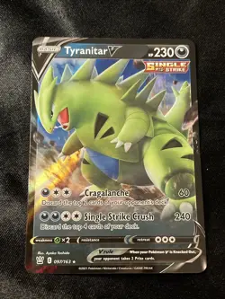 Tyranitar V 097/163 - Battle Styles - Ultra Rare Pokemon Card - Near Mint (NM) - Image 1