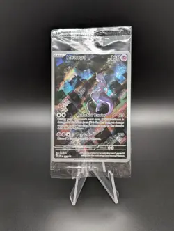 Pokemon TCG Scarlet & Violet 151 UPC Mewtwo Black Star Promo Card SEALED - Image 1