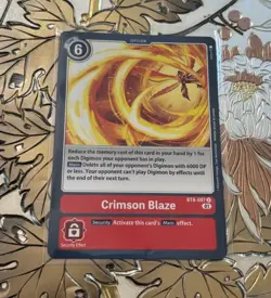 Digimon Card Game Crimson Blaze BT8-097 U New Awakening - Image 1