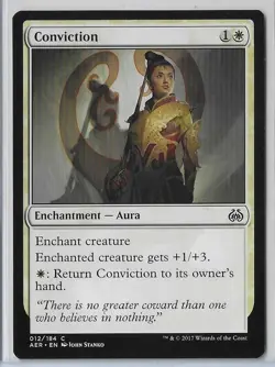 MTG Conviction Aether Revolt (AER) Common Magic Card #012/184 Unplayed - Image 1