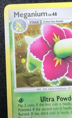 Meganium 13/123 Mysterious Treasures Holo Rare Pokemon Card TCG - NM/LP - Image 5