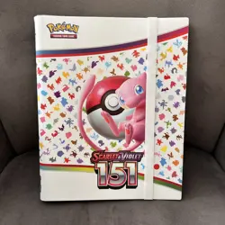 Pokemon Tcg Card Game Scarlet And Violet 151 MEW BINDER ONLY Empty, Never Used - Image 1