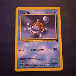 Pokemon Card Squirtle Team Rocket Common 68/82 Near Mint Condition - Image 1