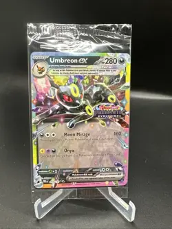 Pokemon TCG Prismatic Evolutions Umbreon EX Card 060/131 Stamped Promo, Sealed - Image 1