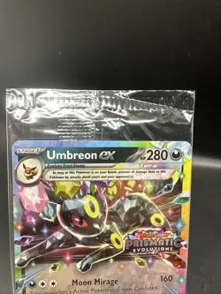 Pokemon TCG Prismatic Evolutions Umbreon EX Card 060/131 Stamped Promo, Sealed - Image 2