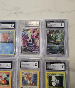 CGC Beckett Graded 8 Card Lot Gem Mint 10 Shadowless Neo Genius Pokemon - Image 4