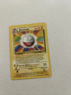 Pokemon TCG Electrode Base Set 25/130 Non-Holo Rare Card 2000 LP - Image 1