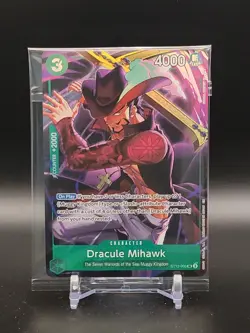 DRACULE MIHAWK Illustration Volume 4 ONE PIECE PROMO CARD SEALED ST12-003 - Image 1
