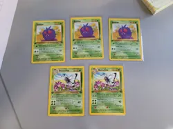 Pokemon Lot 5 Vintage 1999 Pokemon Cards 1st Editions Venonat Evolution DVS 474 - Image 1