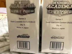 My Hero Academia Collectible Card Game Series 1 & 2 (6 each) SEALED NEW - Image 1
