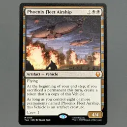 Phoenix Fleet Airship - Mythic #0114 Regular TLA NM MTG Pack Fresh - Image 2