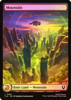 Mountain (0290) - Avatar: The Last Airbender - Common - Basic Land Full Art - Image 1