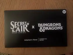 MtG SECRET LAIR Dungeons & Dragons: Astarion's Thirst Rainbow Foil Sealed - Image 1