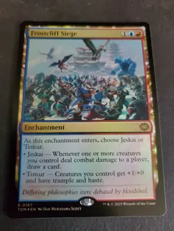 Frostcliff Siege Foil NM MTG Tarkir: Dragonstorm TDM TDC Magic - Image 1