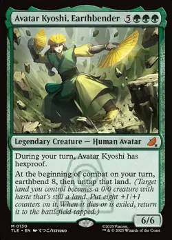 Avatar Kyoshi, Earthbender - 130 - NM - Avatar: The Last Airbender - MTG - Image 3