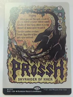 Prossh, Skyraider of Kher #1717 Non-Foil Secret Lair Prints of Darkness Eng NM - Image 1