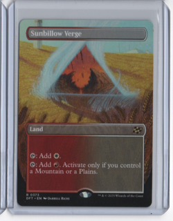 MTG Sunbillow Verge Borderless 0373 Aetherdrift Rare Magic The Gathering FOIL - Image 1