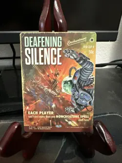 Magic The Gathering MTG Edge Of Eternities #120 Deafening Silence Borderless - Image 1