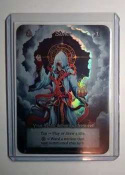 Sorcery Contested Realm GOTHIC FOIL Savior Avatar - Image 1