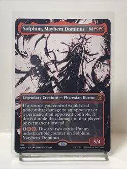 Solphim, Mayhem Dominus (Non-foil)[Showcase] Phyrexia: All Will Be One 312 M MTG - Image 1