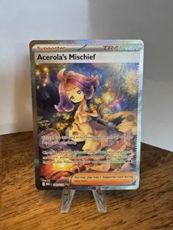 Pokemon TCG Trainer Acerola’s Mischief 183/132 Mega Evolutions - Image 1