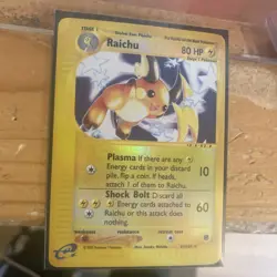 Pokemon Raichu Expedition Base Set 61/165 Reverse Holo Rare - Image 1