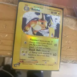 Pokemon Raichu Expedition Base Set 61/165 Reverse Holo Rare - Image 3