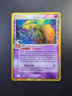 2006 POKEMON EX DRAGON FRONTIERS NINETALES REVERSE FOIL STAMPED 8/101 TCG - Image 1