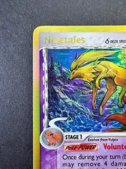 2006 POKEMON EX DRAGON FRONTIERS NINETALES REVERSE FOIL STAMPED 8/101 TCG - Image 2
