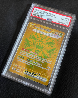 Teal Mask Ogerpon EX Pokemon TCG Prismatic Evolutions Hyper Rare #177/131 PSA 10 - Image 1