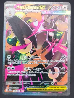 Mega Lopunny ex 128/094 Phantasmal Flames Special Illustration Rare Pokemon TCG - Image 1
