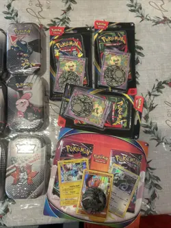 Pokemon S&V Black Bolt White Flare Unova Mini Tin Krookodile, Pokemon Lot. - Image 2